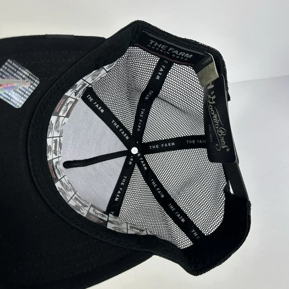 Goorin Bros The Farm Snapback Trucker Hat Black Bad Boy Rottweiler Animal OSFM